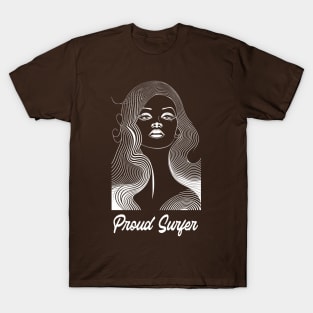 proud surfer, surf girl vibes, v2 T-Shirt